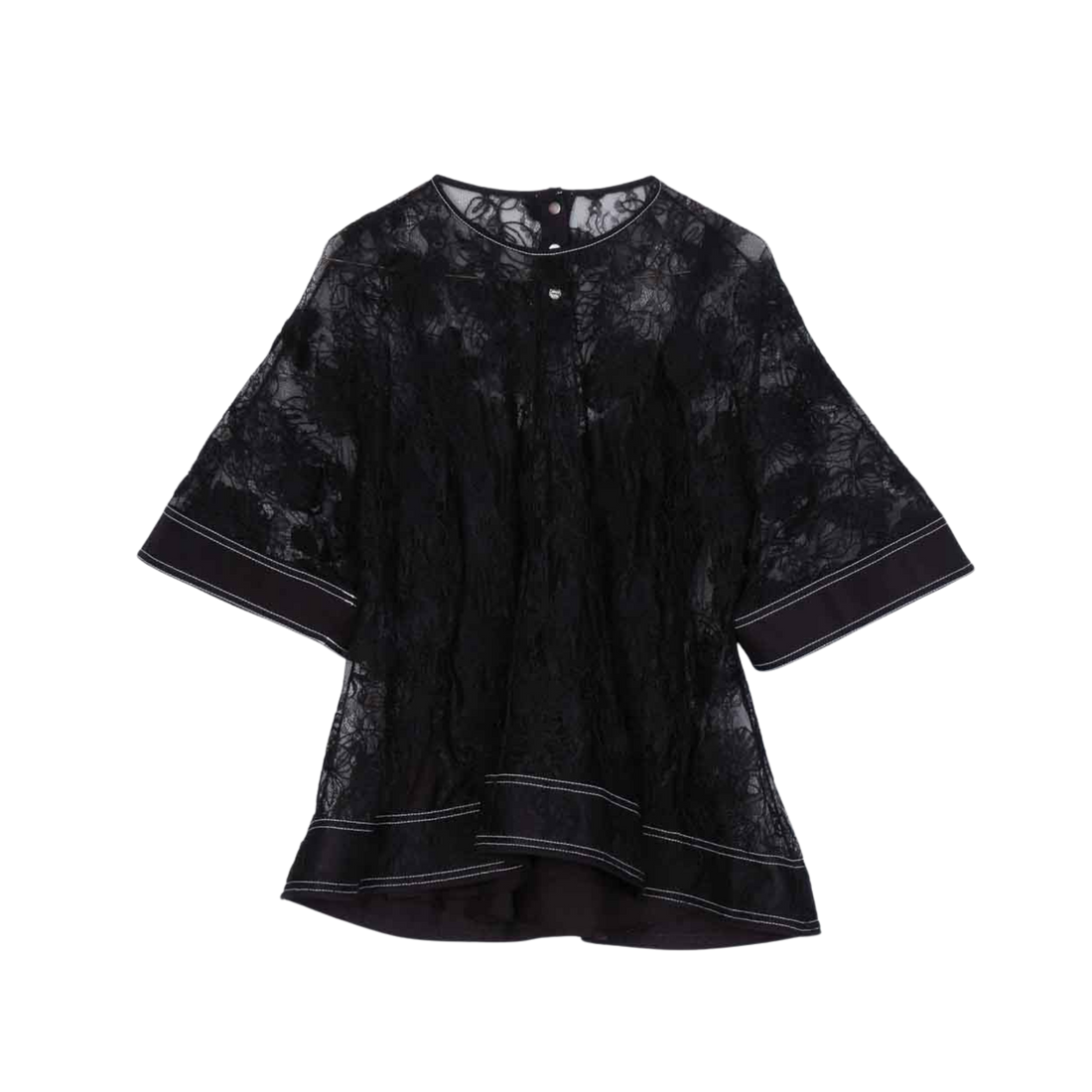 Floral Dimensional Flounce Top