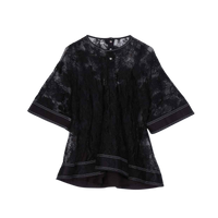 Floral Dimensional Flounce Top