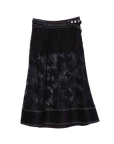 Floral Dimensional Midi Skirt