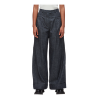 Denim Double Pleat Pant
