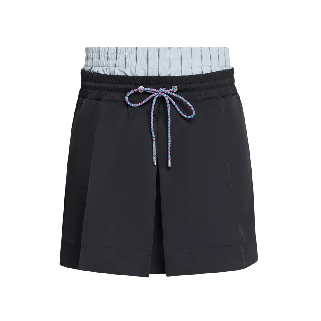 Double Waistband Mini Skirt