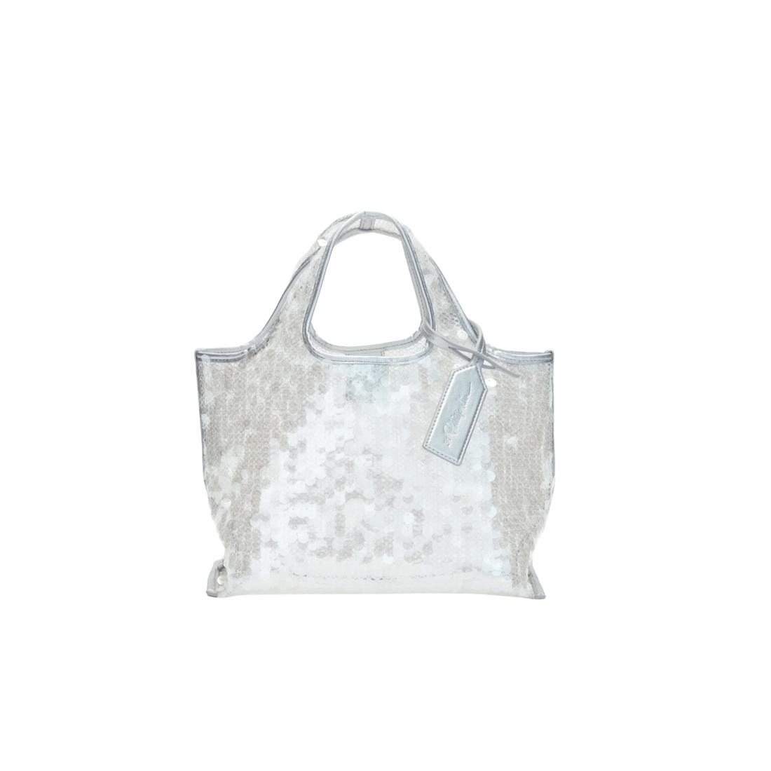 Mesh Sequin Mini Market Tote