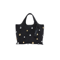 Denim Mini Embellished Market Tote