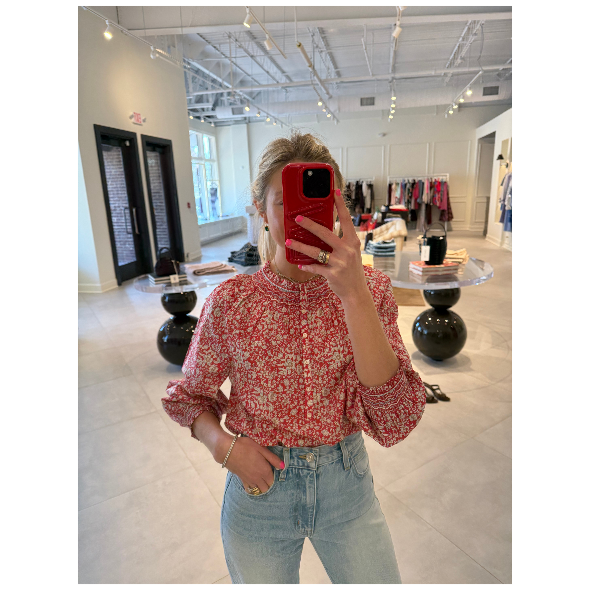 Christine Smocking Top