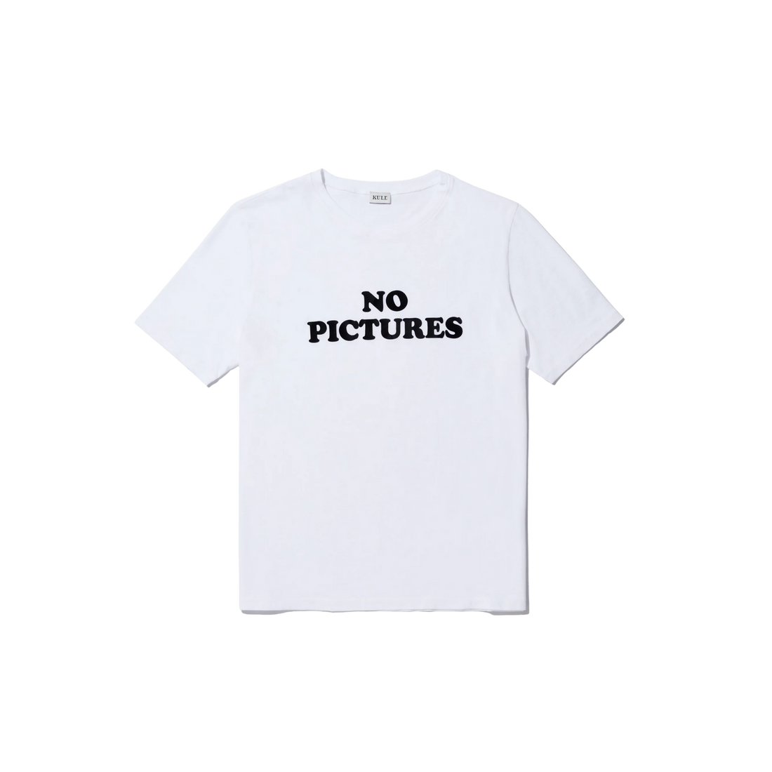 Modern "No Pictures" Tee