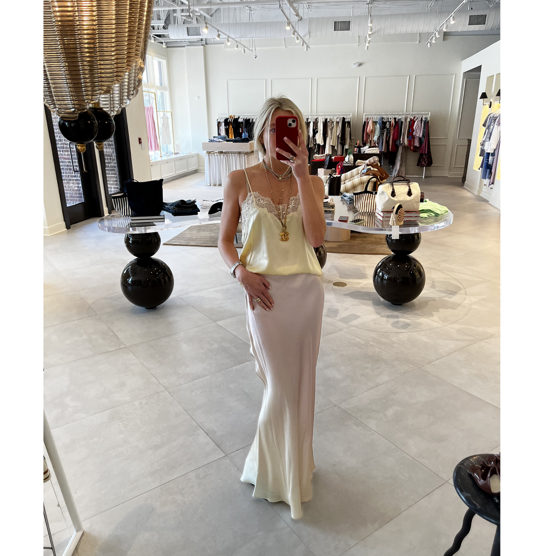 Grace B Ombré Maxi Skirt