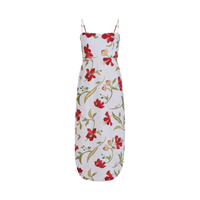 Curved Hem Midi Dress