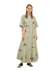 Bisou Embroidered Shirtdress