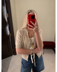 Raina Short Sleeve Cardigan