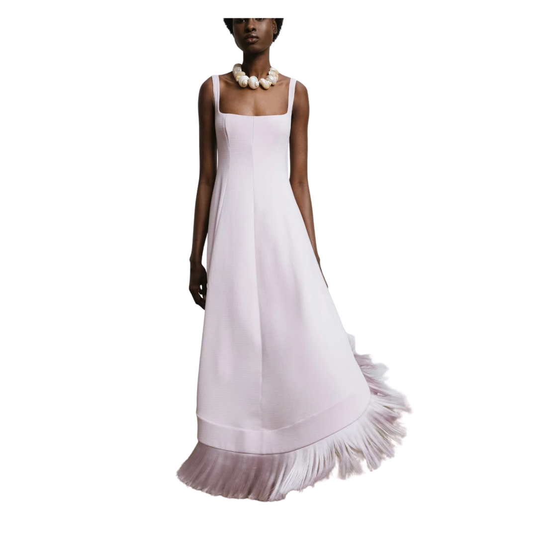 Emine Fringe Hem Dress