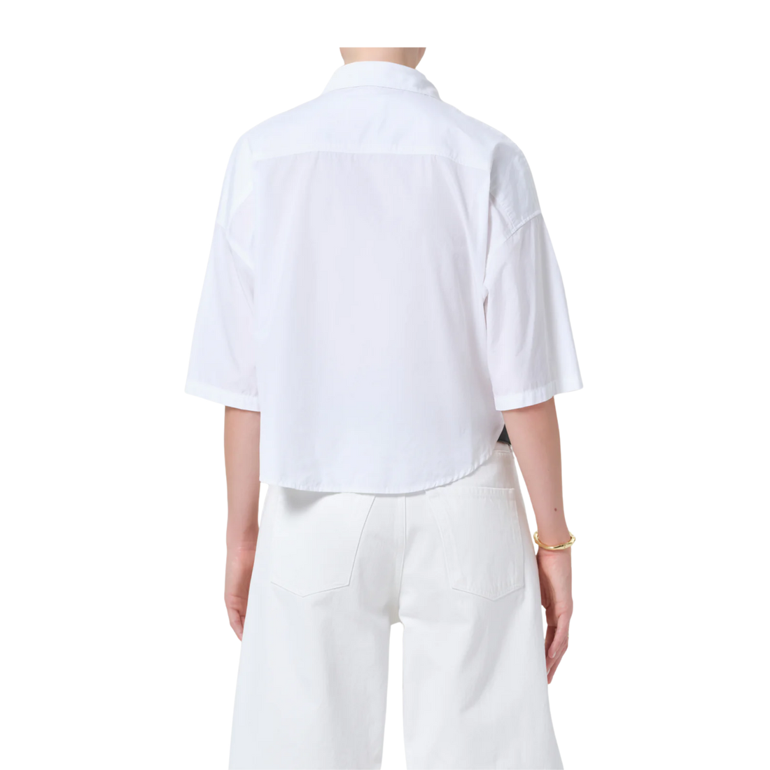 Frances Cropped Button Down
