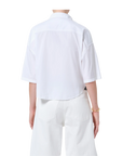 Frances Cropped Button Down
