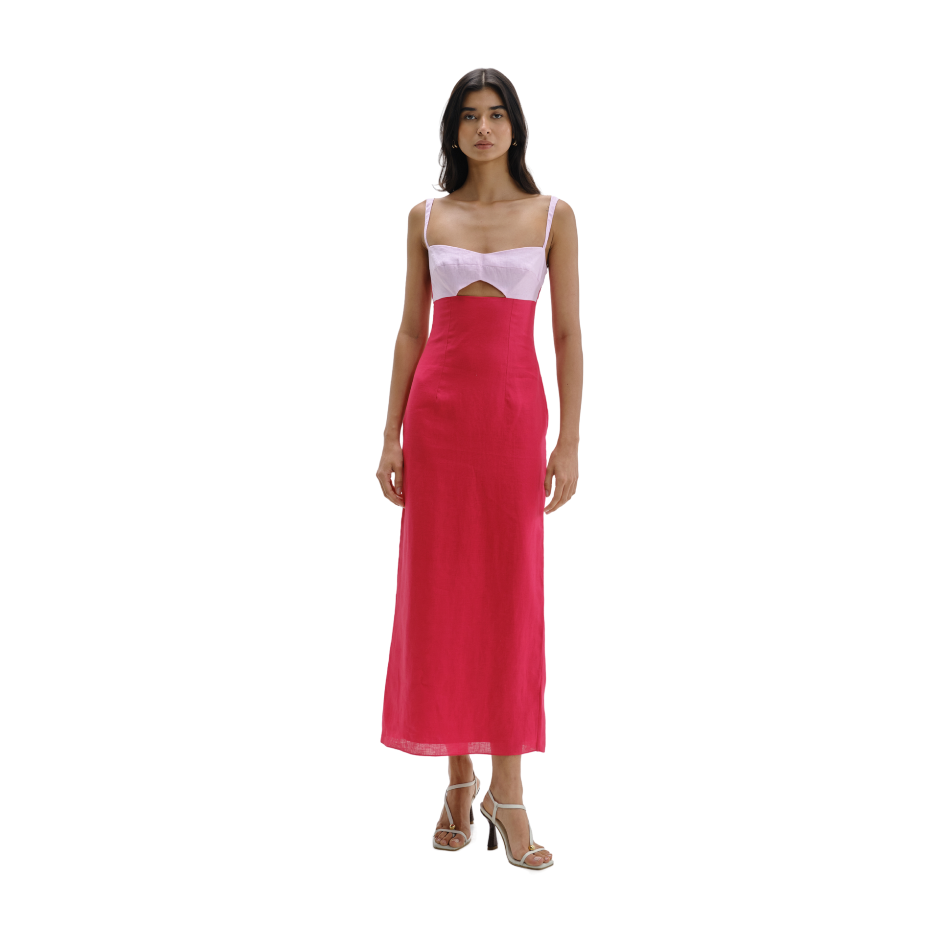 nara dress pink The Nara Dress  Hot Pink One-Shoulder Sculpted Mini  Arnell America