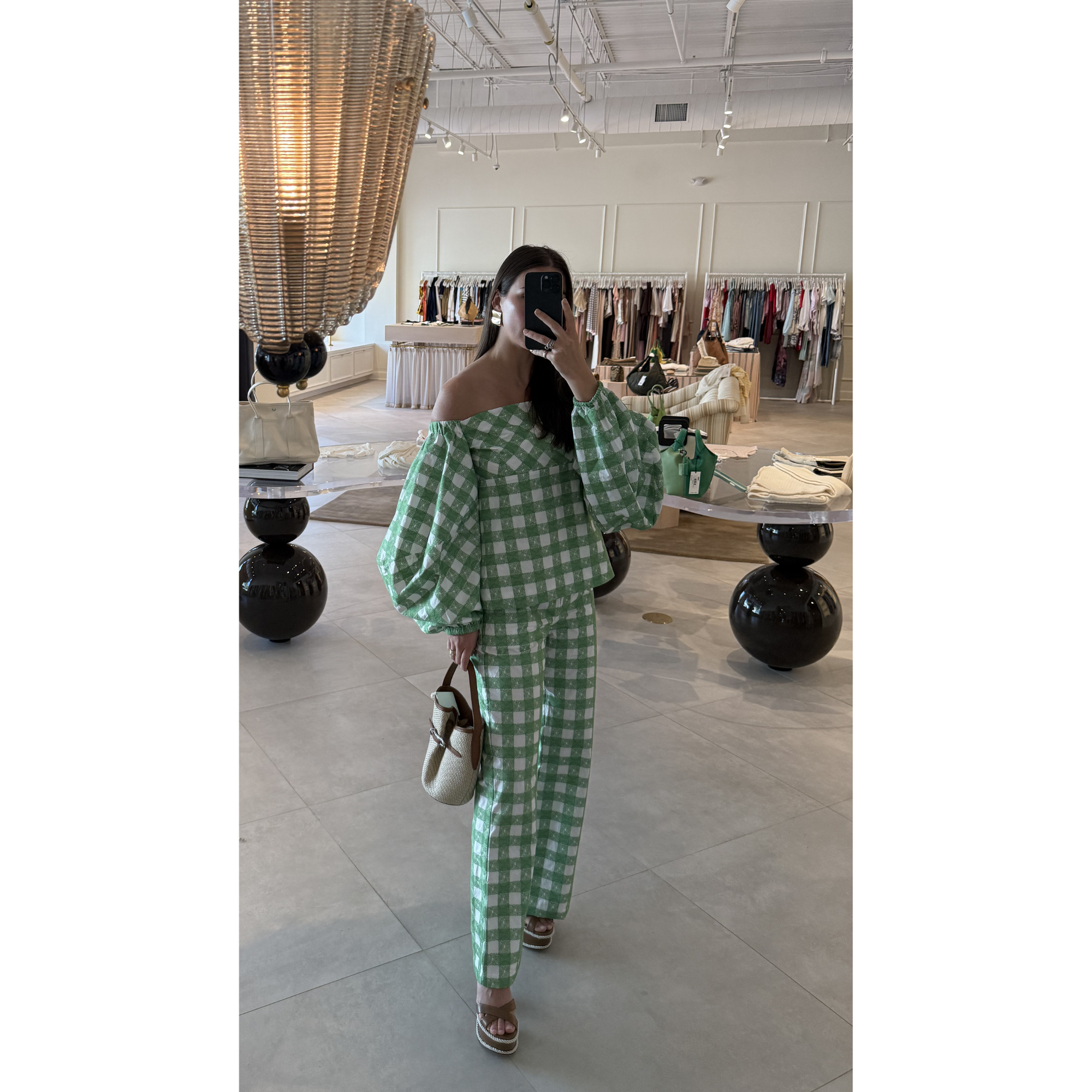 Empire Balloon Sleeve Top