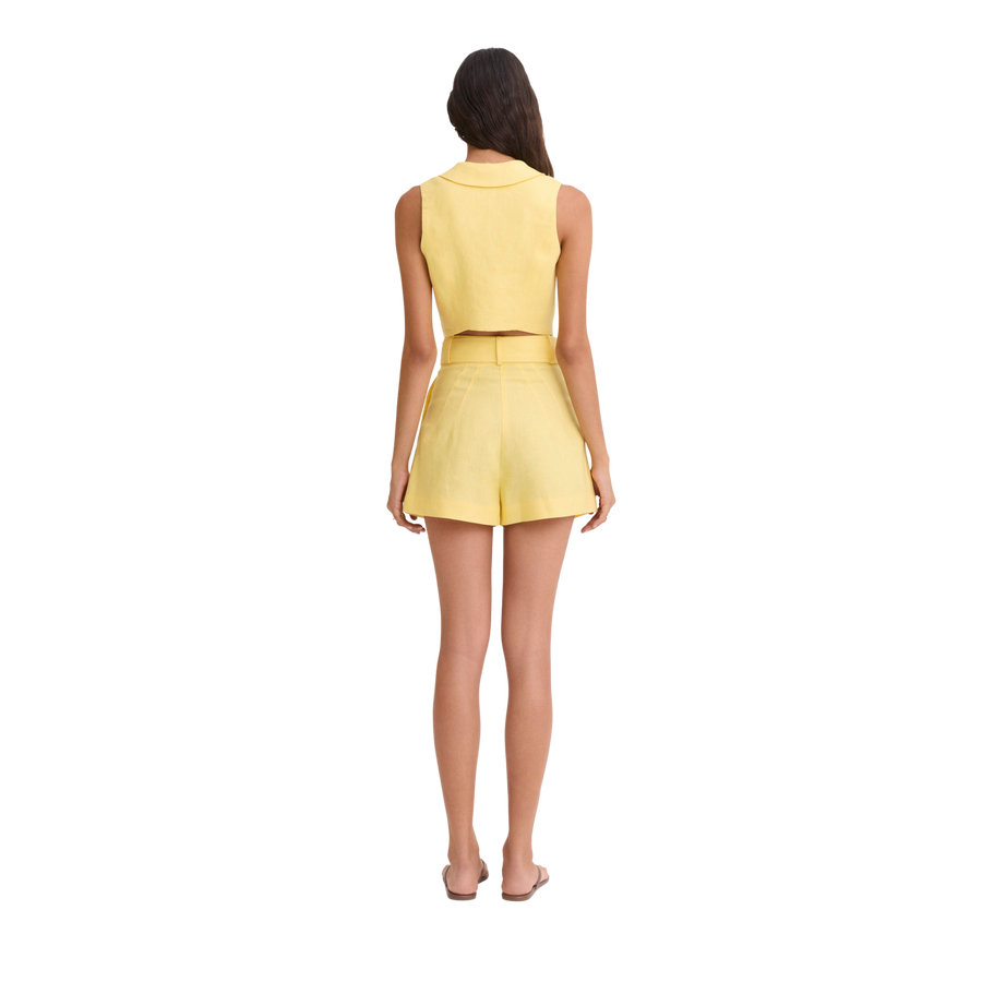 Collared V-Neck Vest – Le Weekend Studio