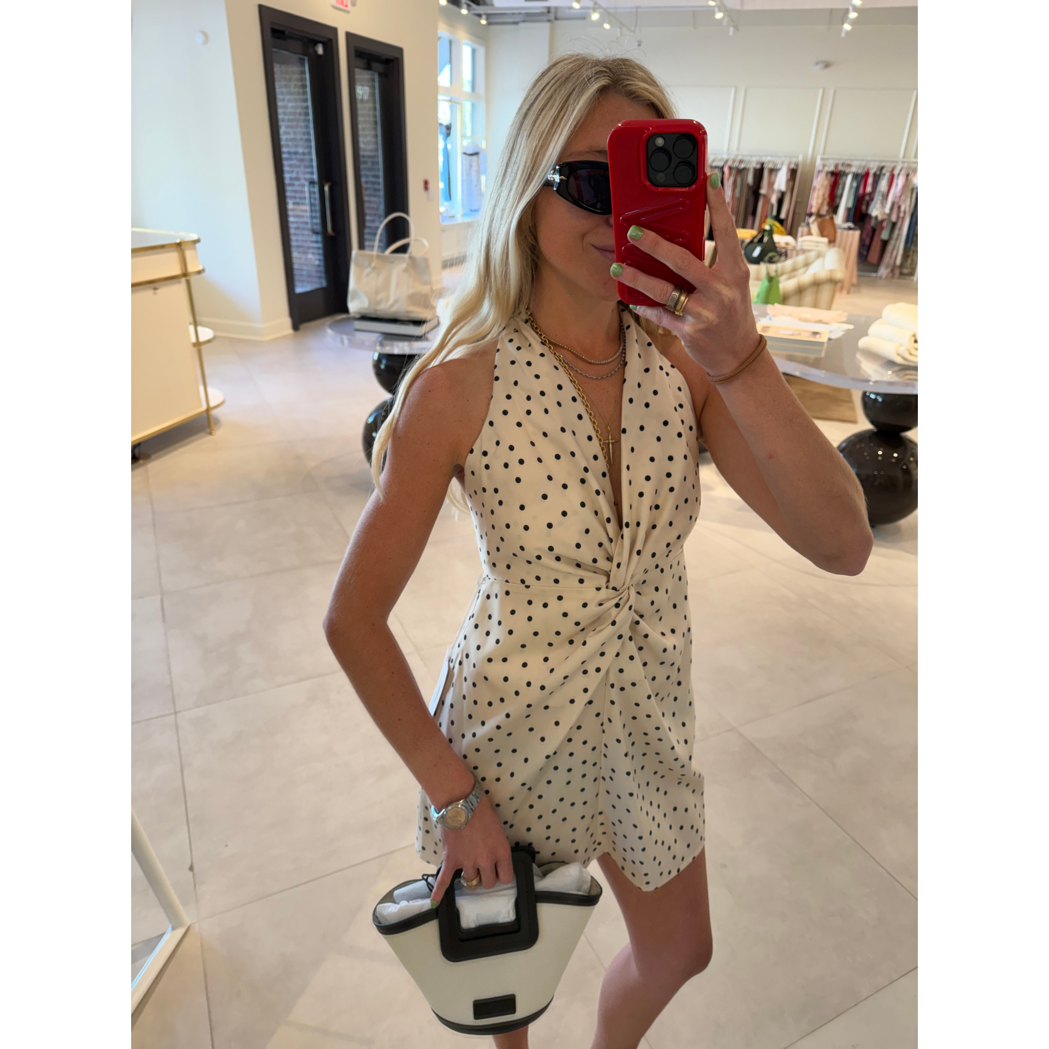 Twist Mini Dress – Le Weekend Studio