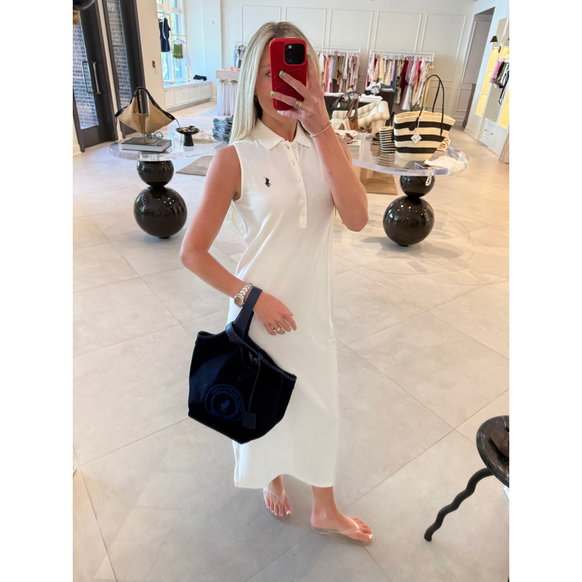 Sleeveless Polo Dress