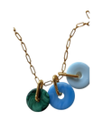 Three Donut Necklace