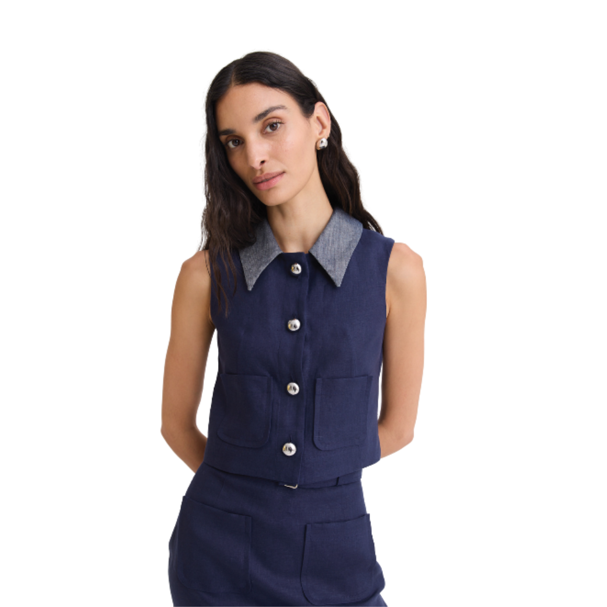 Collared Vest – Le Weekend Studio