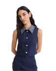 Collared Vest