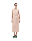 Ribbon Trim Sheath Dress