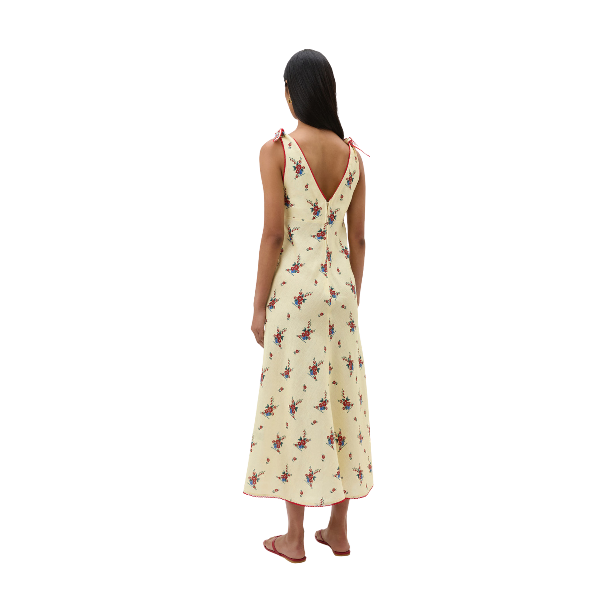 Wallpaper Floral Print Dress