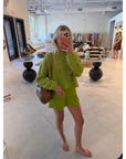Rosie Cropped Boatneck Pullover