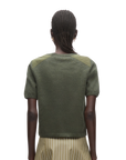 Short Sleeve Button Up Top