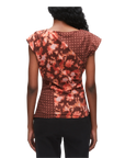 Floral Patchwork Draped Top