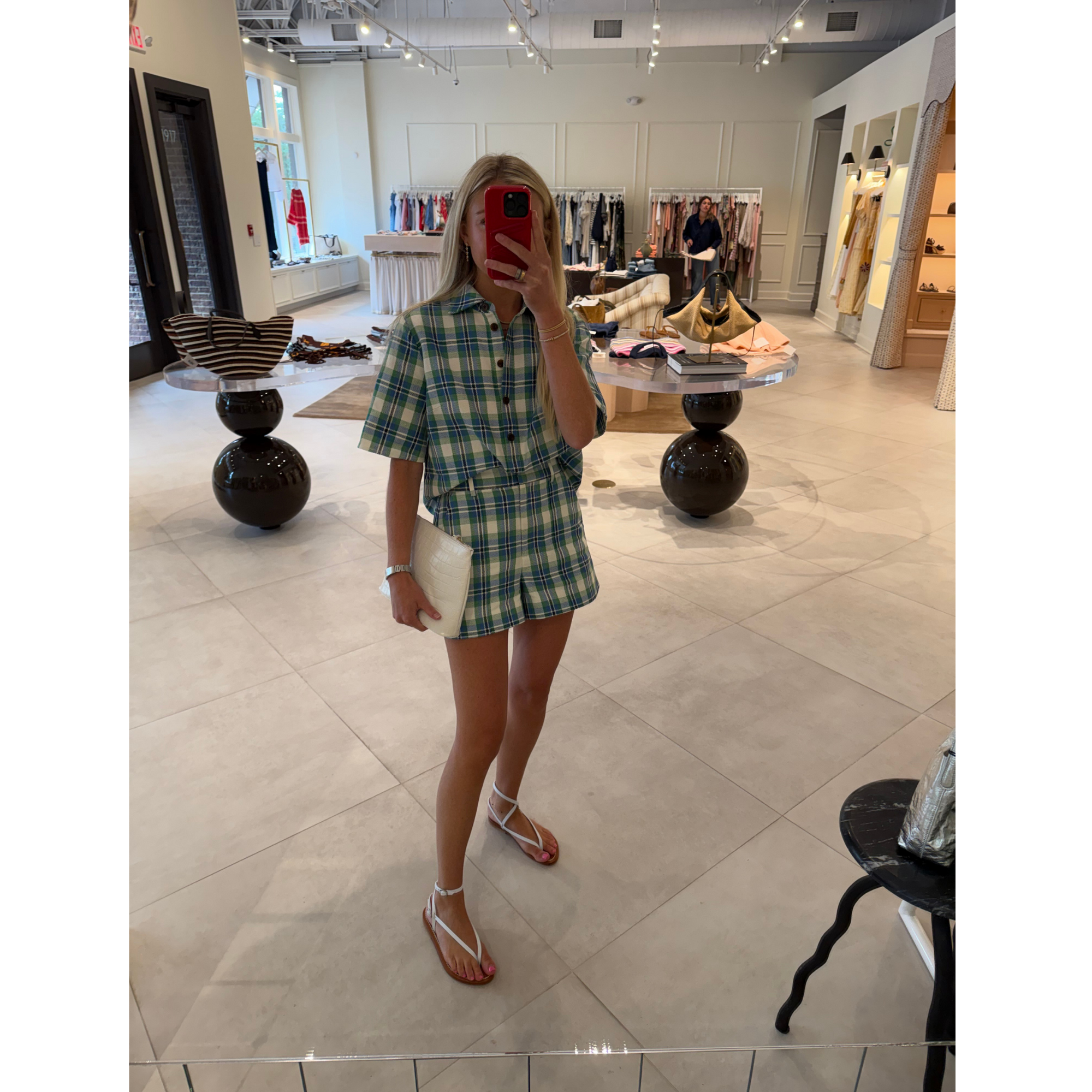 Pintuck Short