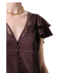 Lola Flutter Lace Sleeve Top