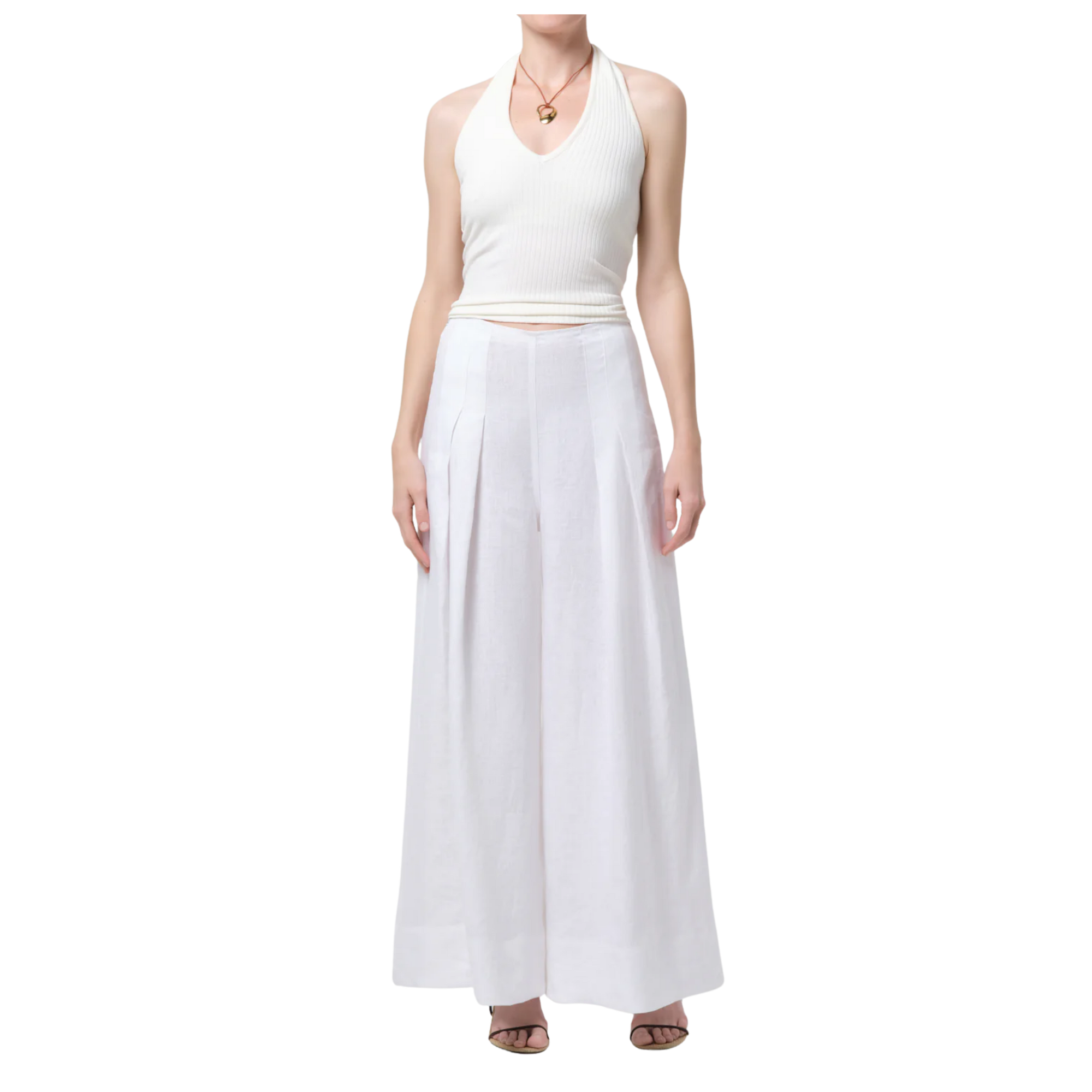 Riviera Cropped Palazzo Pant