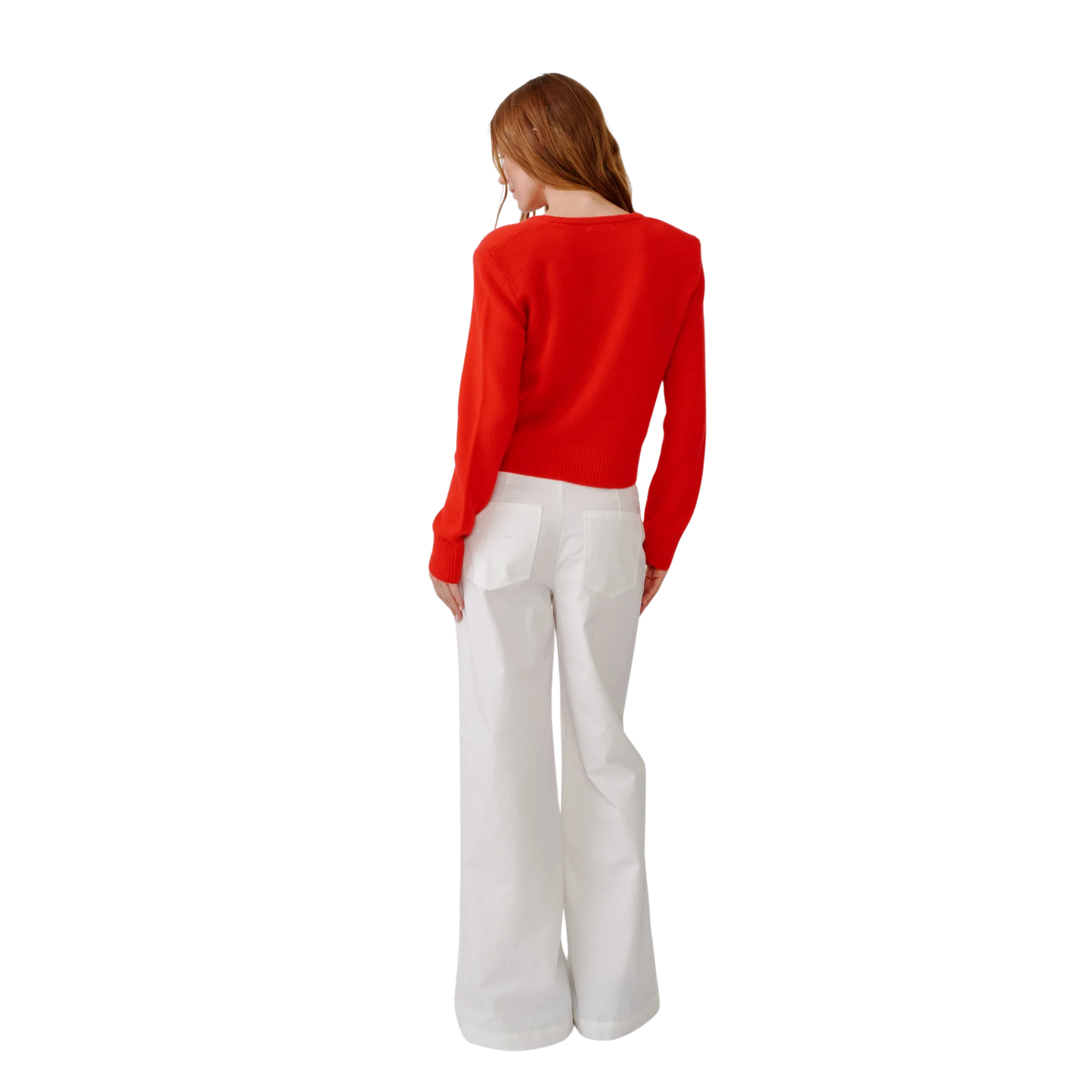 Emilia Shoulder Pad Cardigan