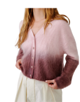 Jolie Cropped Ombré Cardigan