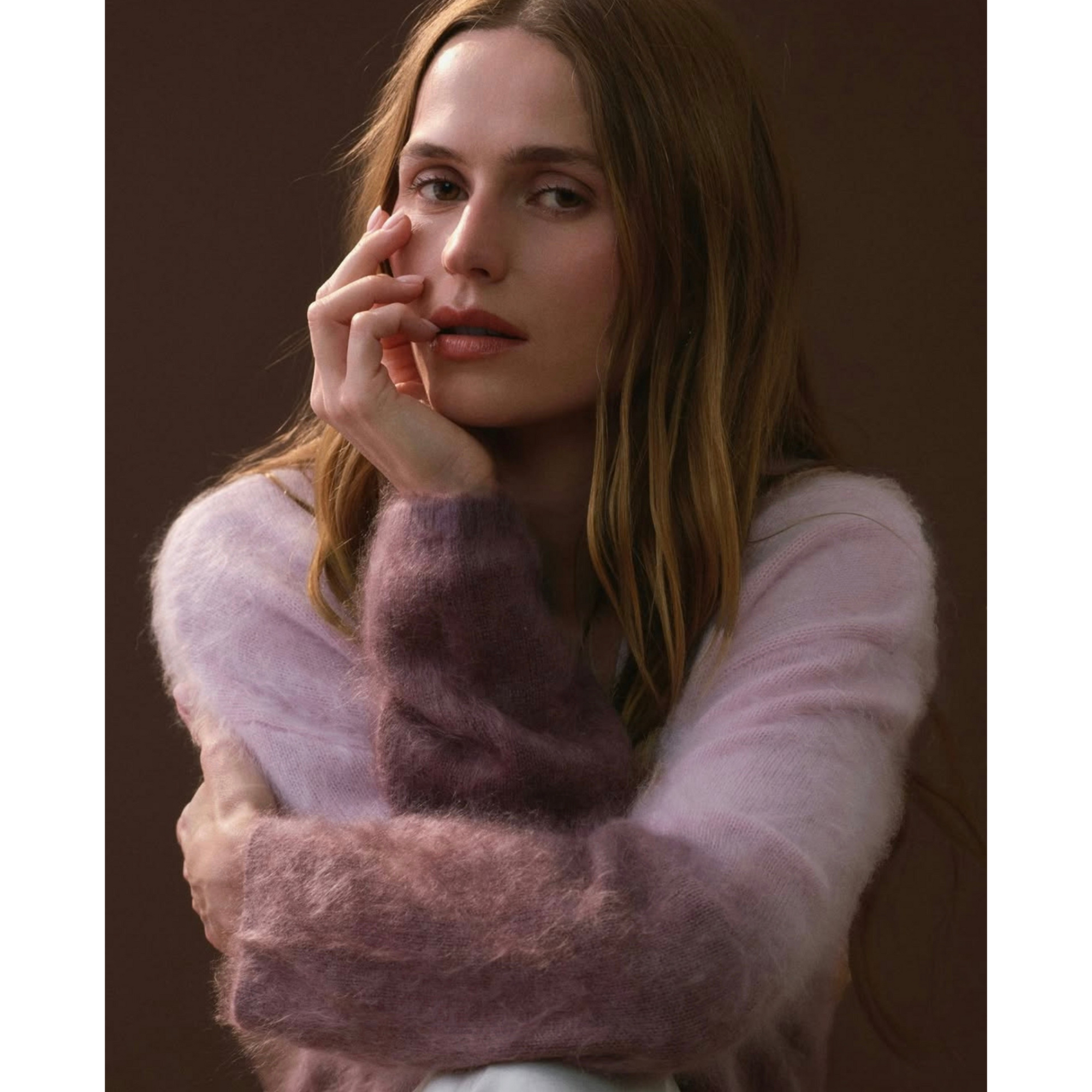 Jolie Cropped Ombré Cardigan