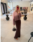 Jolie Cropped Ombré Cardigan
