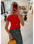 Yael Cropped Baby Tee