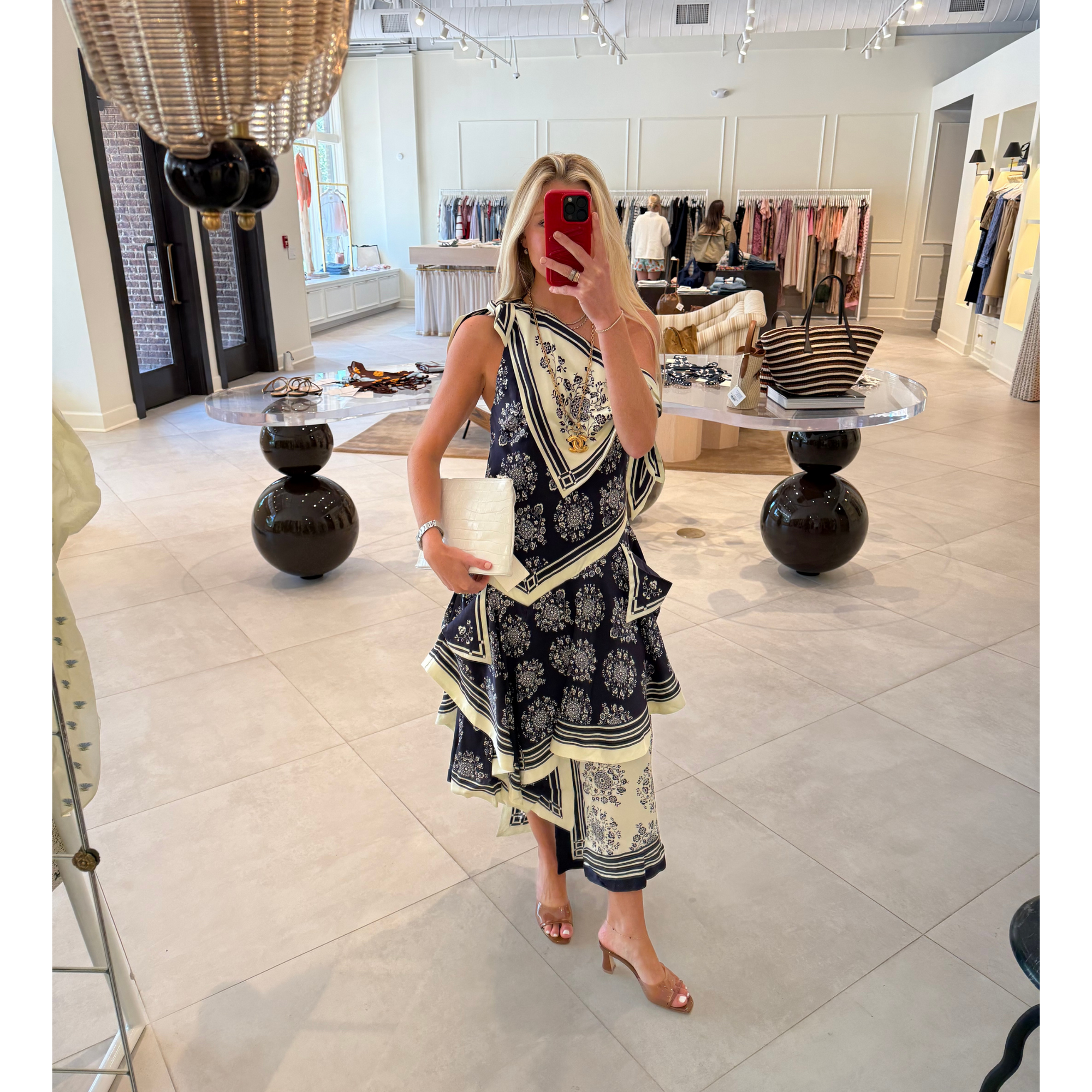 Banderra Silk Scarf Dress