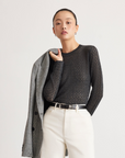 Kayden Pointelle Crewneck