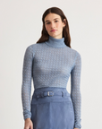 Kayden Pointelle Turtleneck
