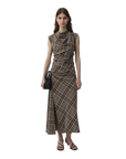 Burke Draped Midi Dress