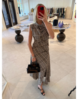 Burke Draped Midi Dress