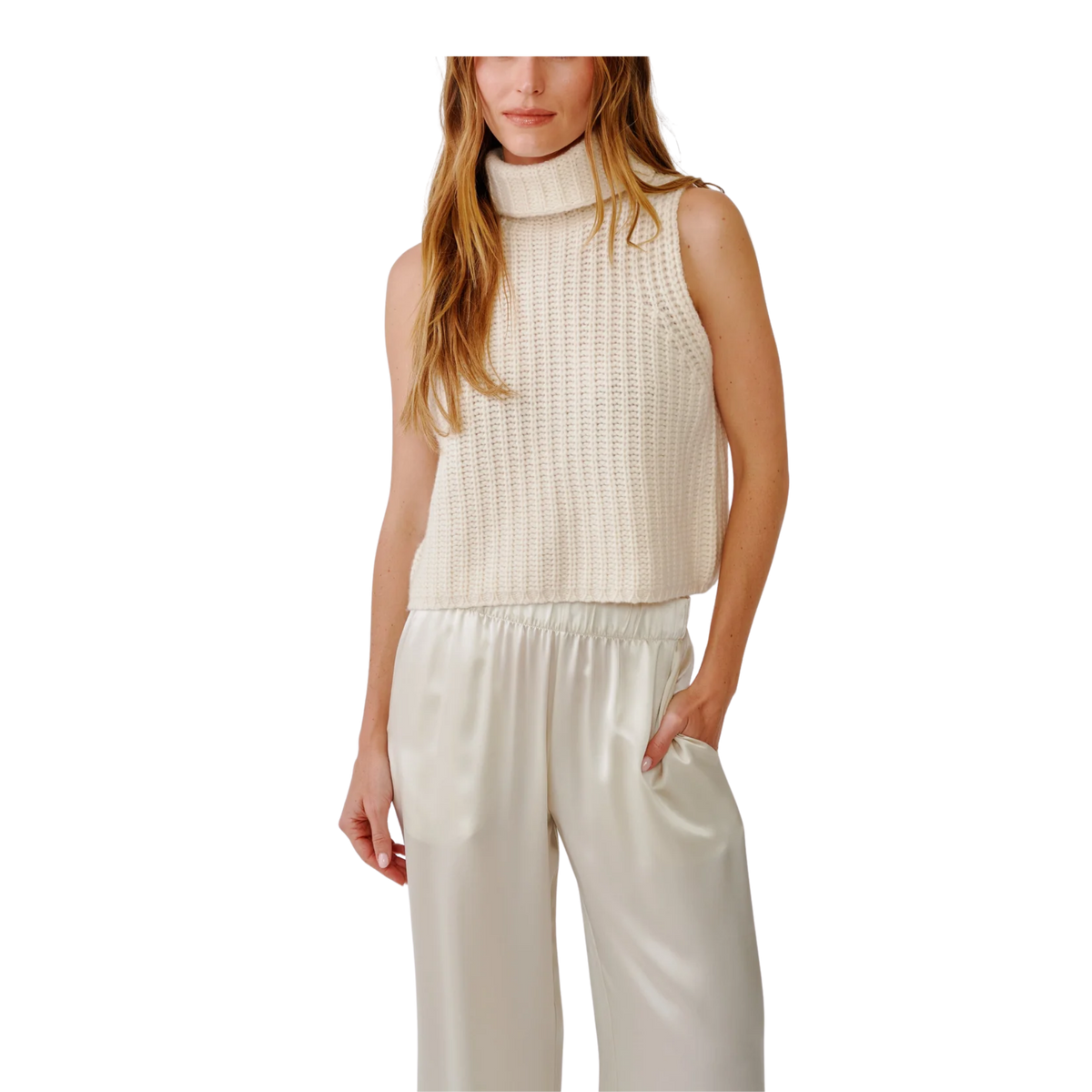 Saige Cropped Turtleneck