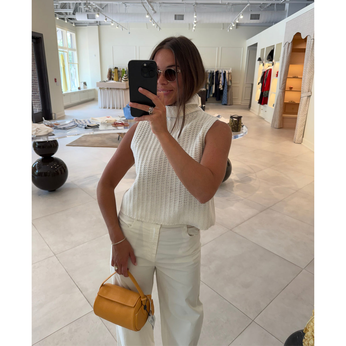 Saige Cropped Turtleneck