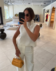 Saige Cropped Turtleneck