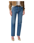 90s French High Rise Straight Jean