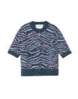 Tiger Print Cardigan