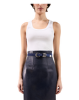 Hollyhock Suede Belt