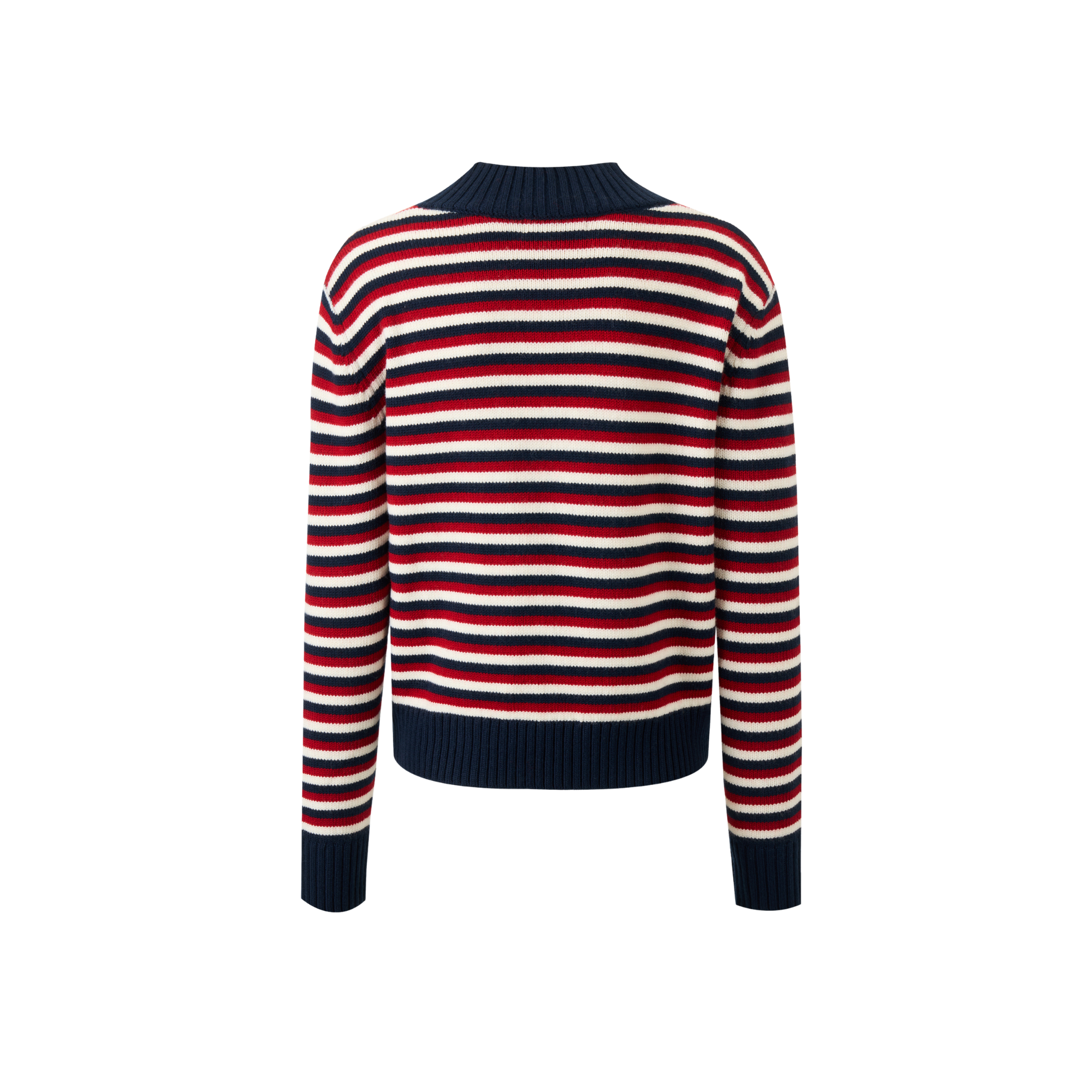 Striped V-Neck Sweater