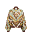 La Rosa Jacquard Bomber Jacket